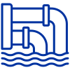 Sewerage and trade waste icon