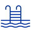 Swimming pool backwash icon