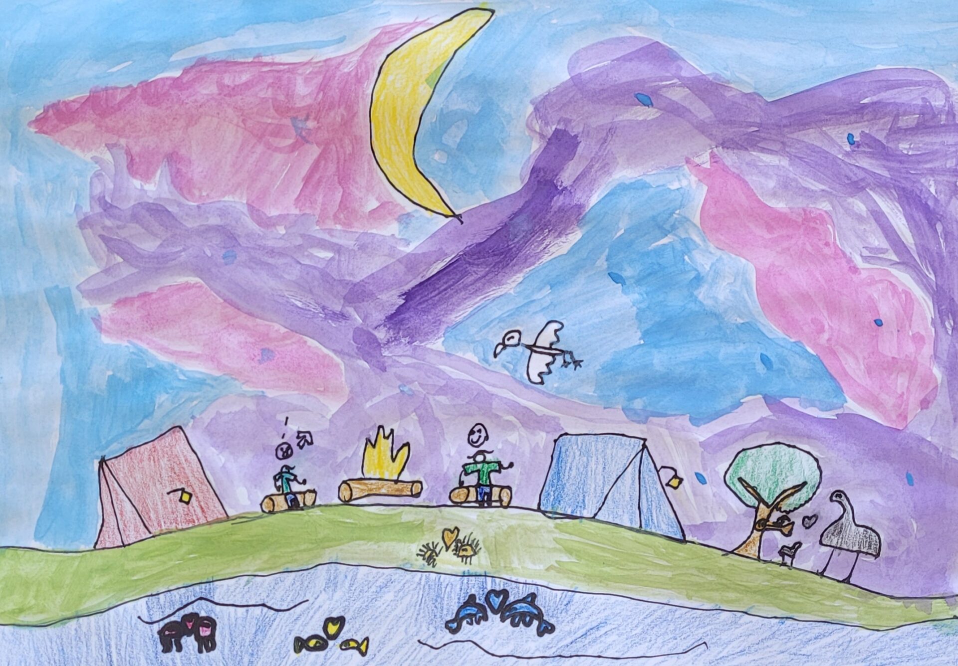 Grade 1 and 2 First Prize - Liam Mathers - Red Cliffs Primary School and STATE (joint) Third Prize Winner 