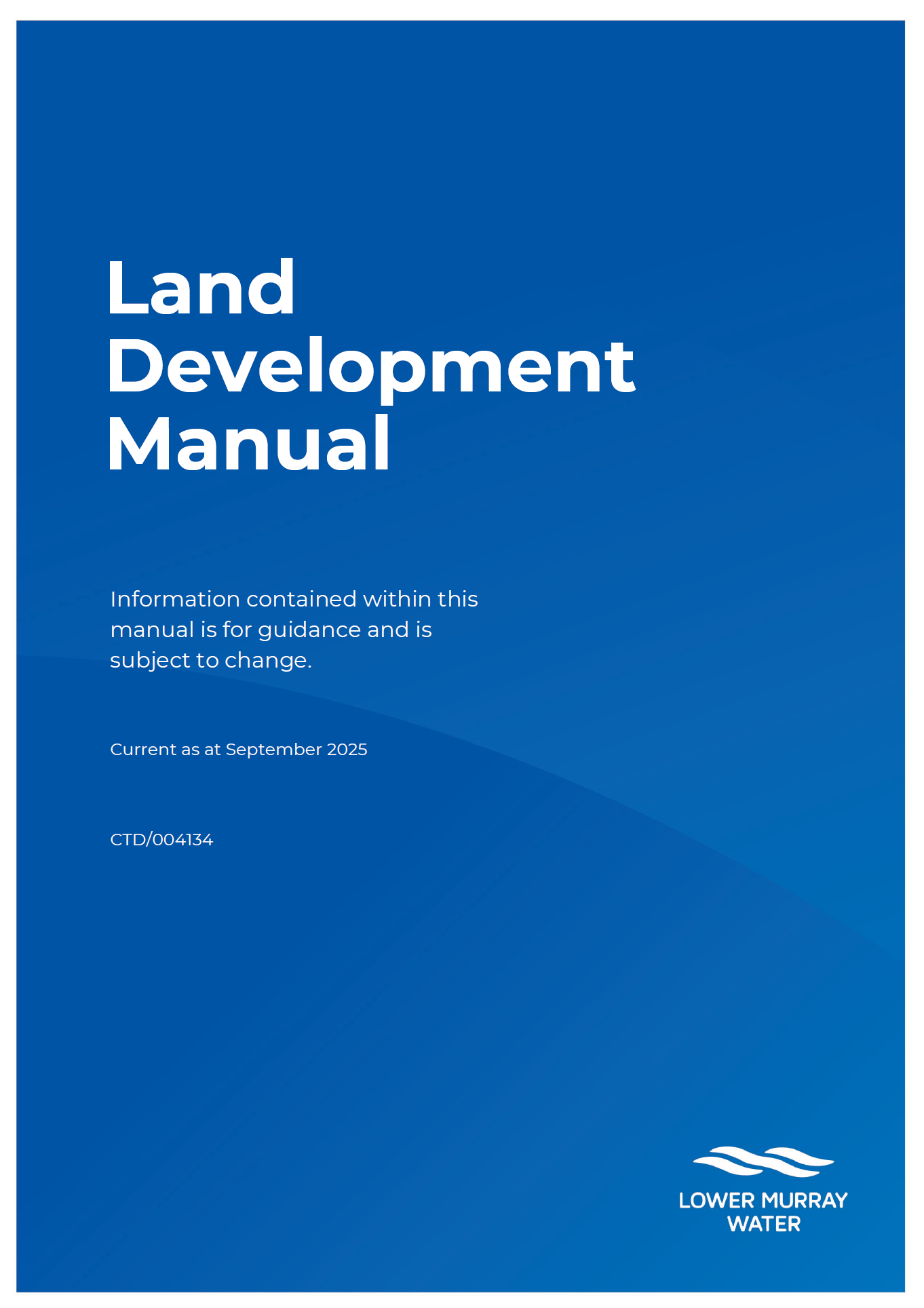 Land Development Manual